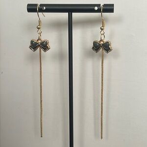 Gold Fashion Earrings (Long Drop / Dangle)